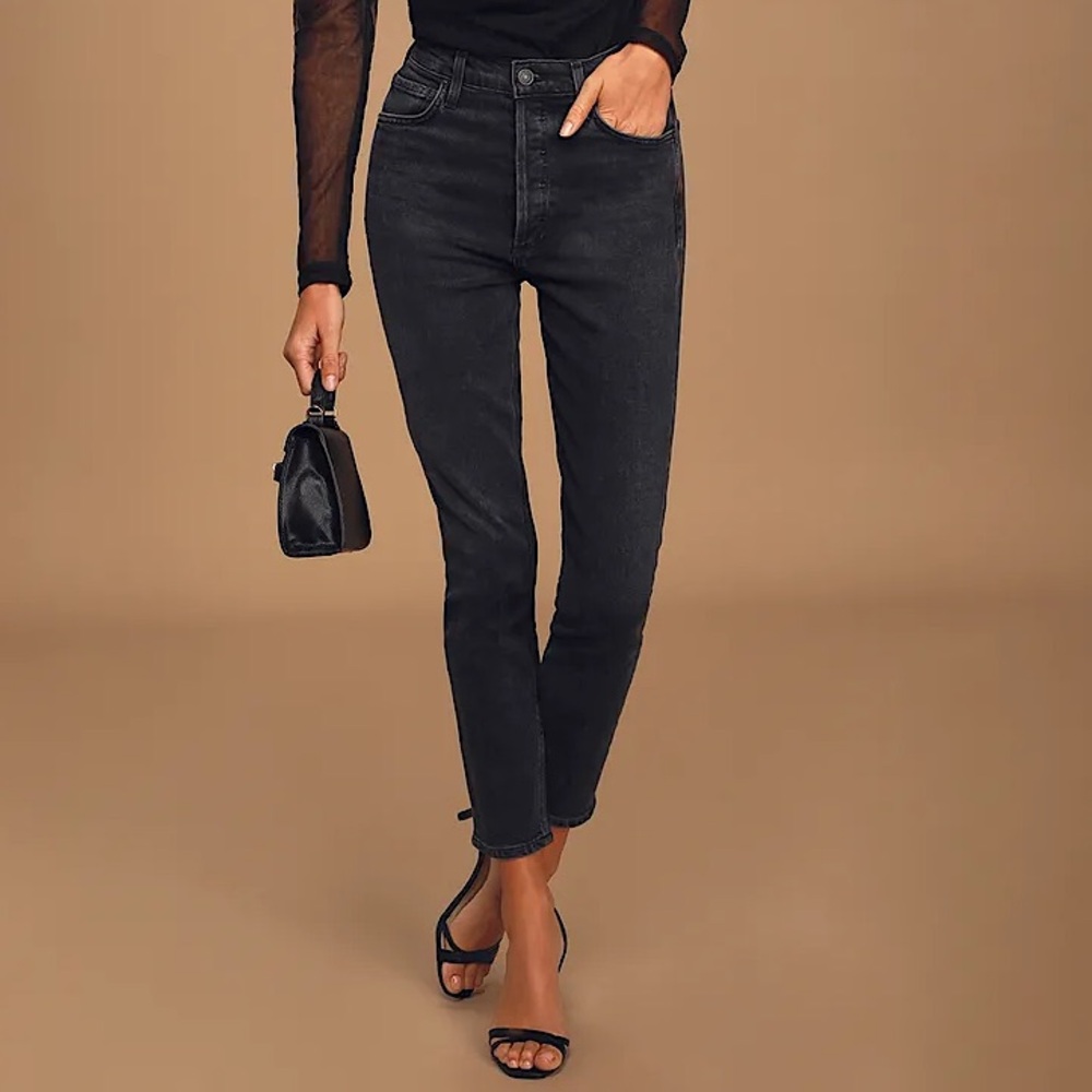 AGOLDE ‘Nico’ High-Rise Slim Jeans